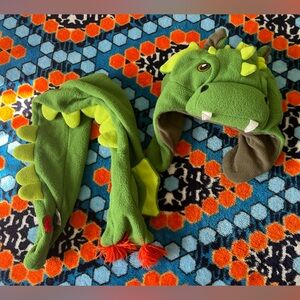 Gap Boys Dinosaur Winter Fleece Hat & Scarf